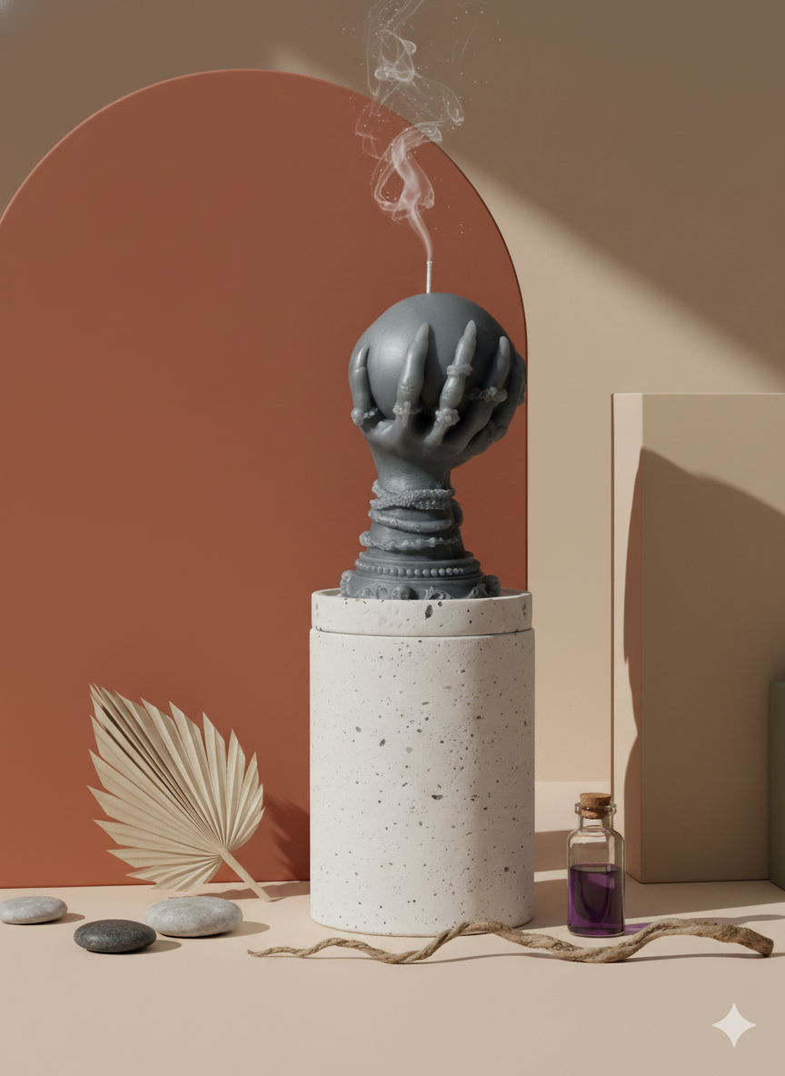 Wicked Crystal Ball Candle – Mystical Soy Candle