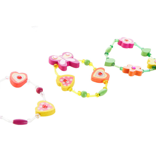 Bracelet DKD Home Decor Multicolour Flowers Children's-0