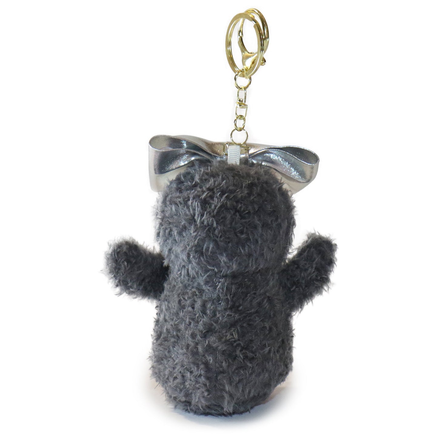 4-inch Fritter Penguin white Black Bow and Heart Charm-3