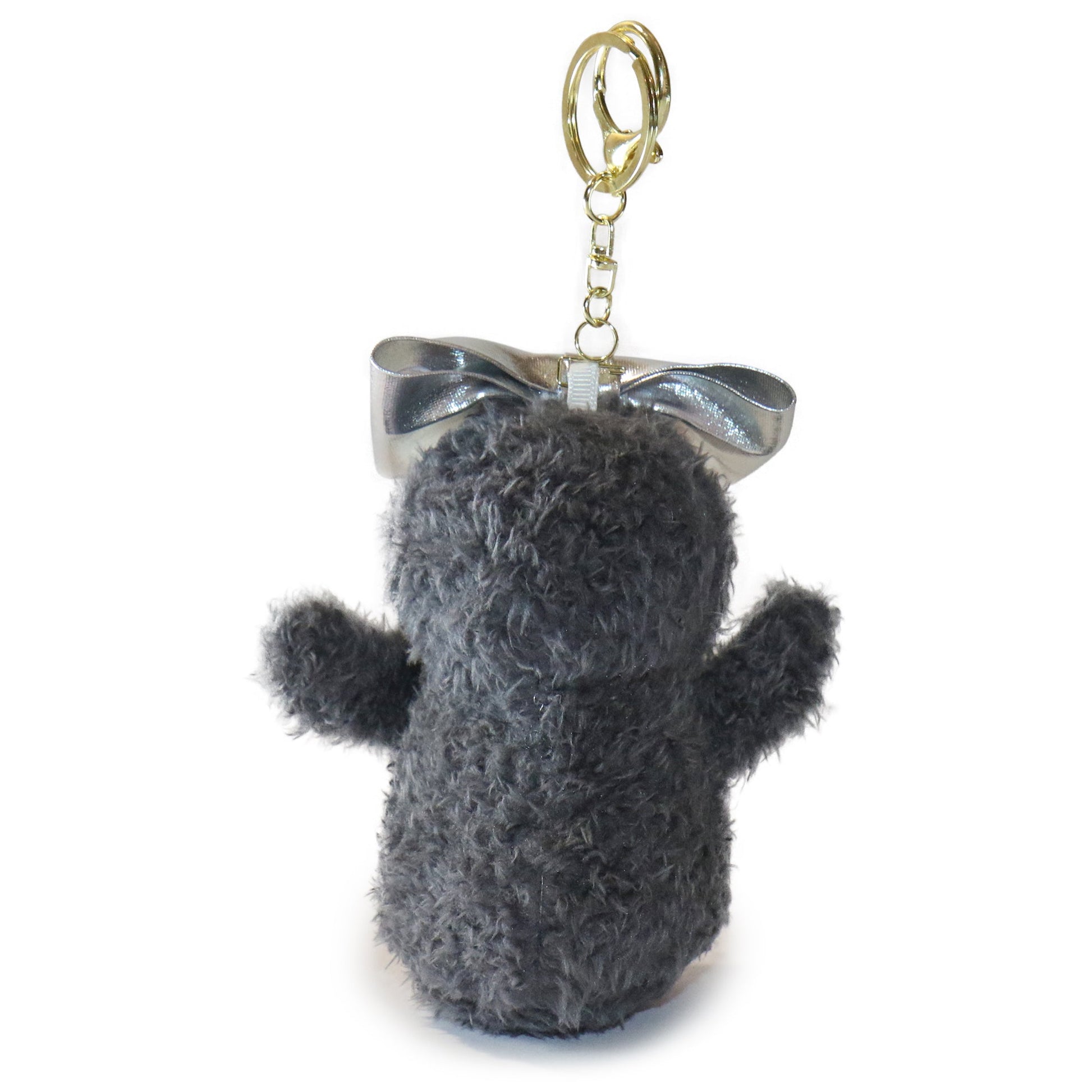 4-inch Fritter Penguin white Black Bow and Heart Charm-3