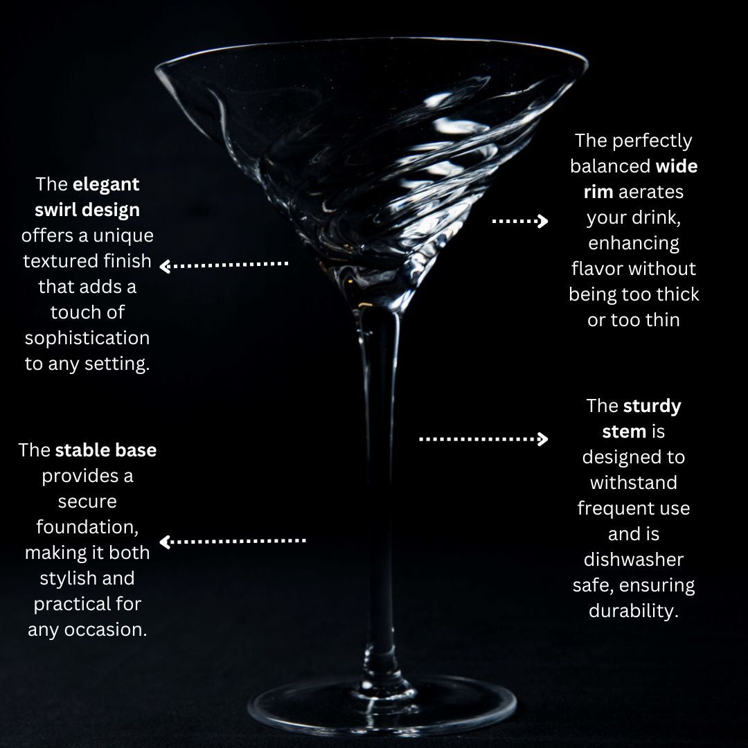 PREORDER: Vortex Martini Glass
