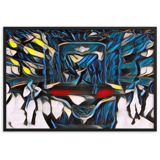 WHEN YOUR SENSES DANCE WITH MY MOMENTS JL.AK PREMIUM Framed Poster