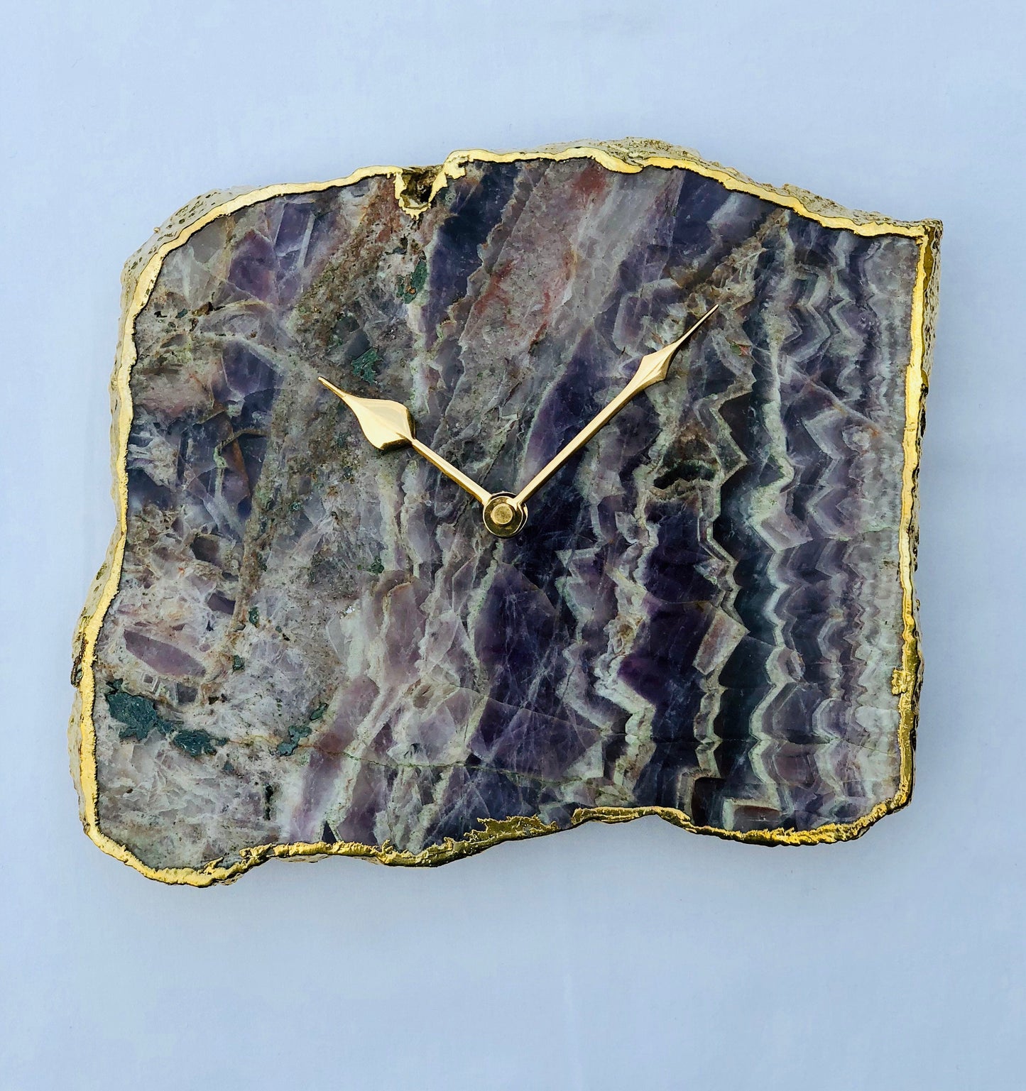 Amethyst Large Wall/Desk Clock/Personalised Momento