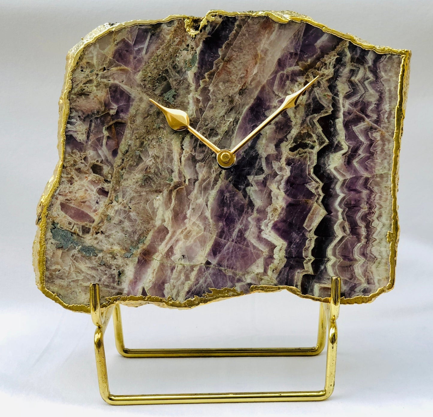 Amethyst Large Wall/Desk Clock/Personalised Momento