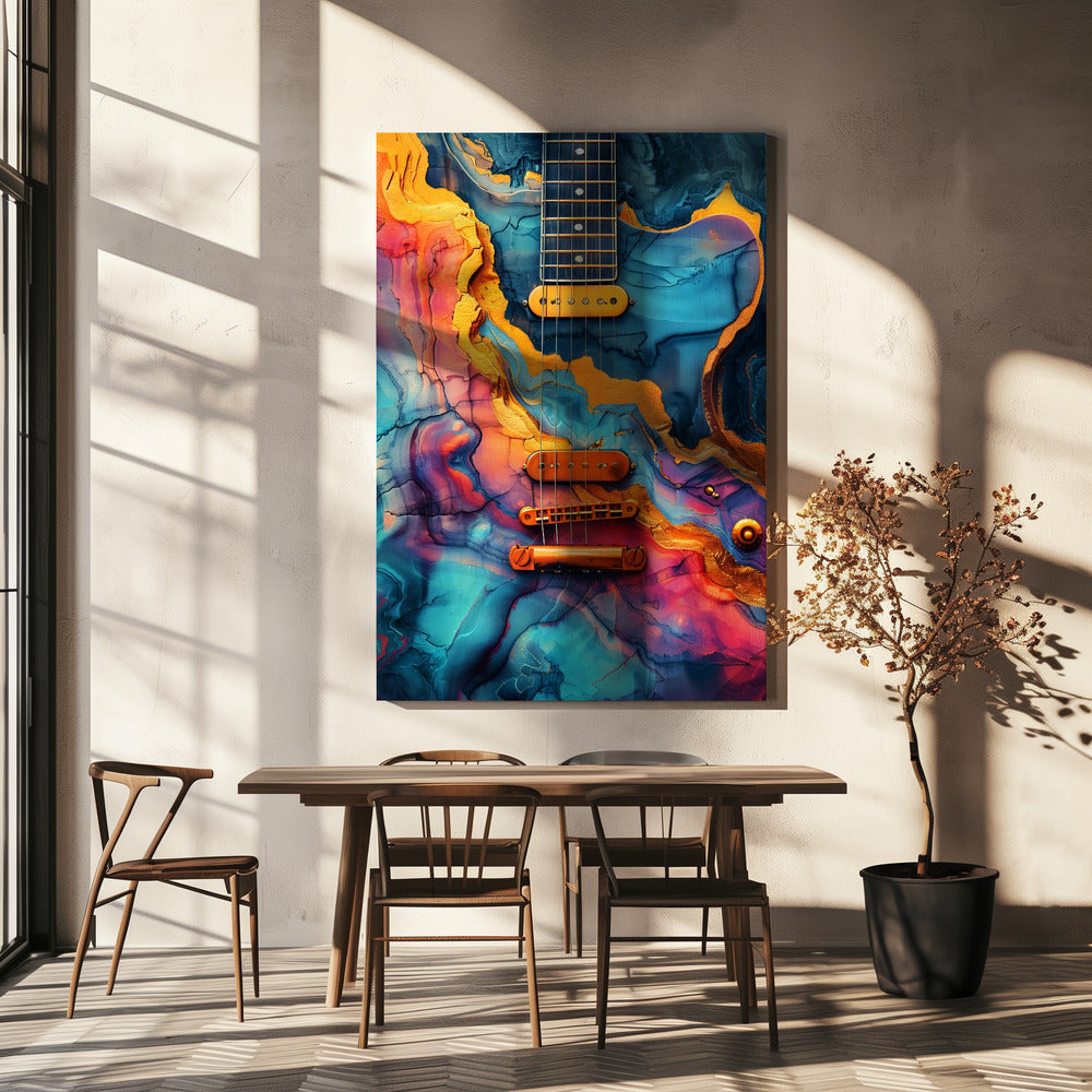 Music Guitar 3 Canvas Print